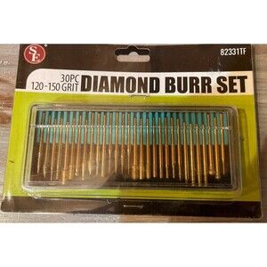 SE Diamond Burr Set 30pc 120-150grit